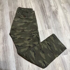 Lee Modern Series Camo‎ Cargo Pants Slim Fit Tapered Leg Men Sz L231 30